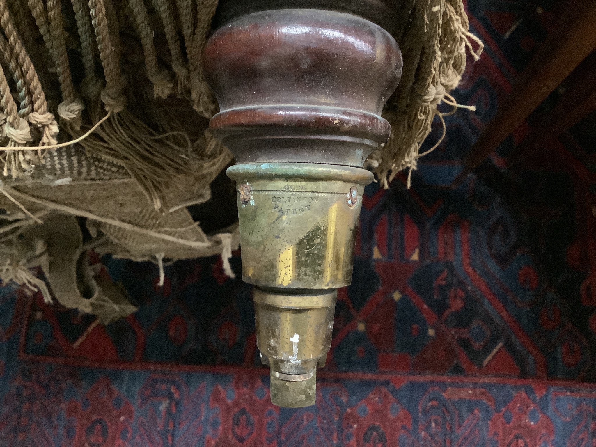 A Victorian club armchair